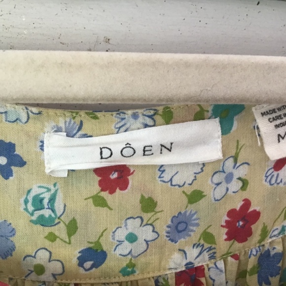 DOEN SONNET DRESS, M, TASHA GARDEN PRINT! - Picture 3 of 6